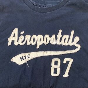 LAST CALL: Aeropostale Dark Blue Tee with White Lettering